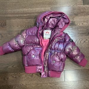 Appaman metallic winter puffy coat. Adorable! 12-18 months